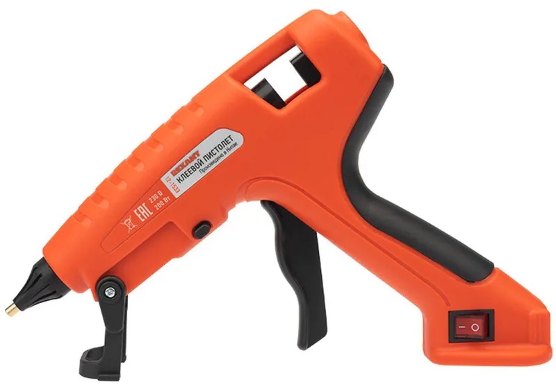 Пистолет клеевой 200Вт, Ø11мм, ЭКСПЕРТ, блистер REXANT