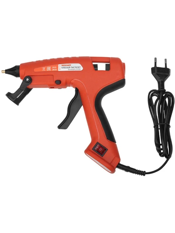 Пистолет клеевой 200Вт, Ø11мм, ЭКСПЕРТ, блистер REXANT