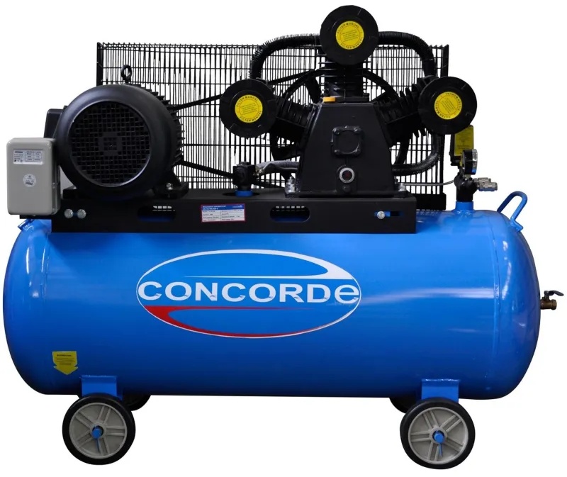 Компрессор поршневой ременной Concorde 480л/мин, 100л 380В (CD-AC480/100-3)