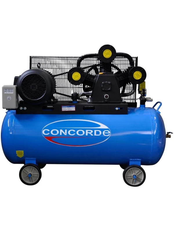 Компрессор поршневой ременной Concorde 480л/мин, 100л 380В (CD-AC480/100-3)