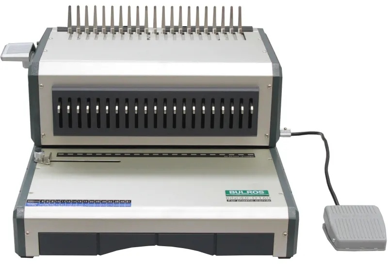 Брошюровщик Bulros D160 пласт. пружиной,  25л/500лист А4