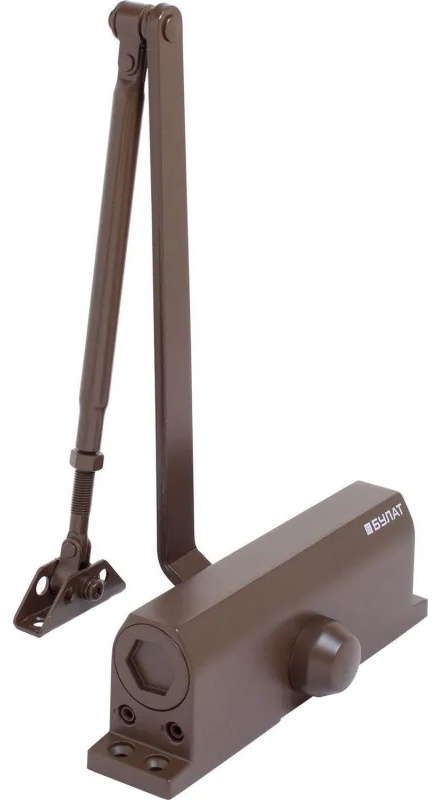 Доводчик дверной БУЛАТ ULTIMATE ДД-150 A-C (80-160 кг) корич,морозост(10)