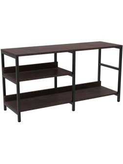 Тумба TI_под ТВ Комус Онега-14 с универ.полкой (слева/справа),яс.анкор.темн