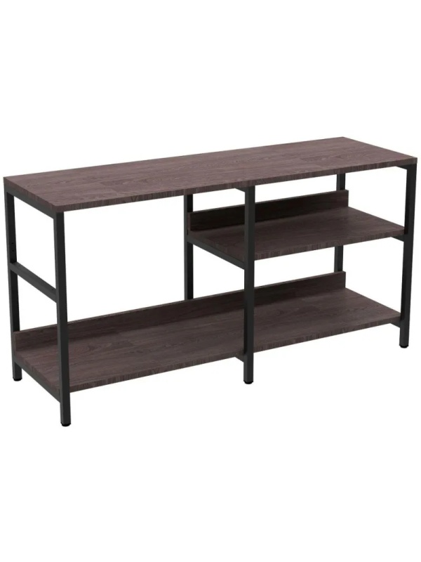 Тумба TI_под ТВ Комус Онега-14 с универ.полкой (слева/справа),яс.анкор.темн