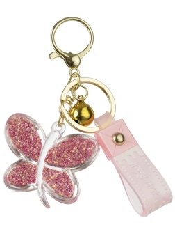 Брелок Бабочка, розовый