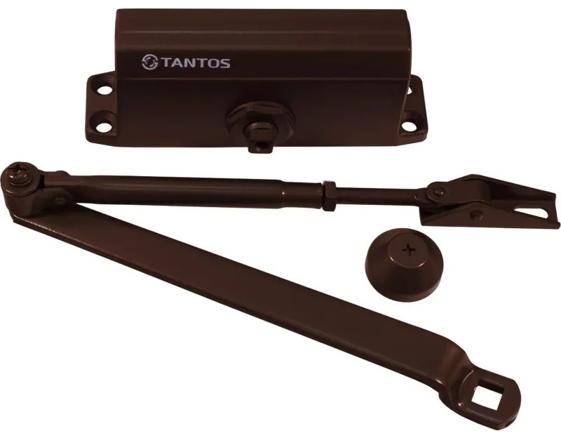 Доводчик TANTOS TS-DC045 коричневый дверной,усилие EN2,вес двери до 50 кг