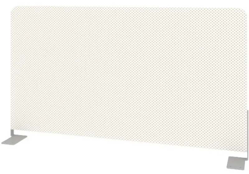 Экран Metal System Style ткан. боковой Б.ТЭКР-72 720х390х28 белый/мет.серый