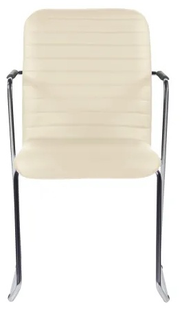 Стул UP_Echair Честер каркас хром кз бежевый