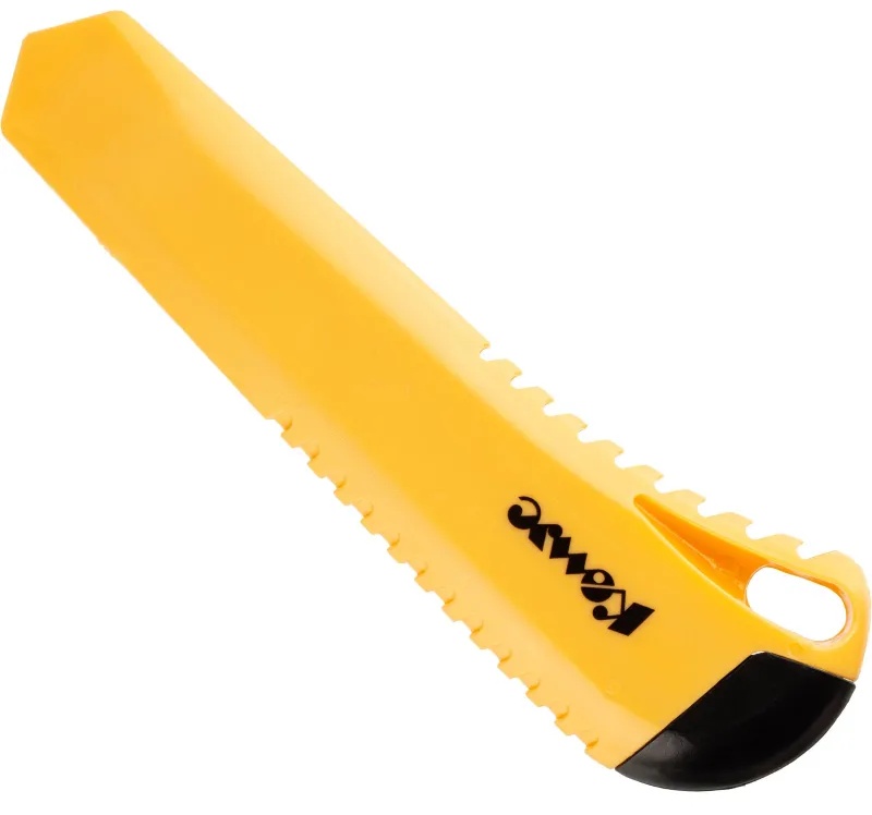 Набор ножей КОМУС 18 мм универсальных 3 шт желтый