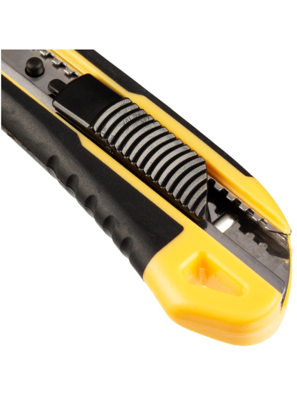 Нож универсальный Комус 9 мм пластиковый со вставками мет направл