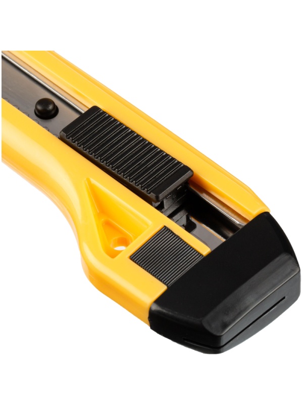 Нож универсальный Комус 18 мм пластиковый мет направл