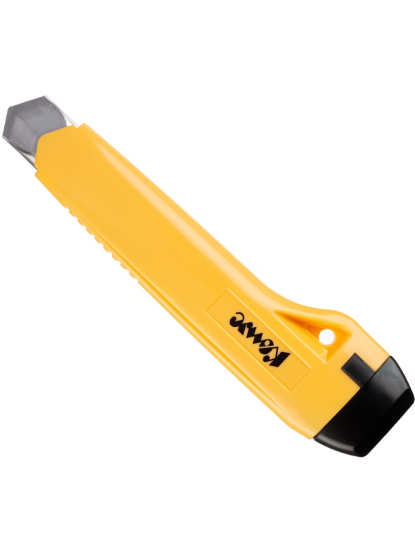 Нож универсальный Комус 18 мм пластиковый мет направл