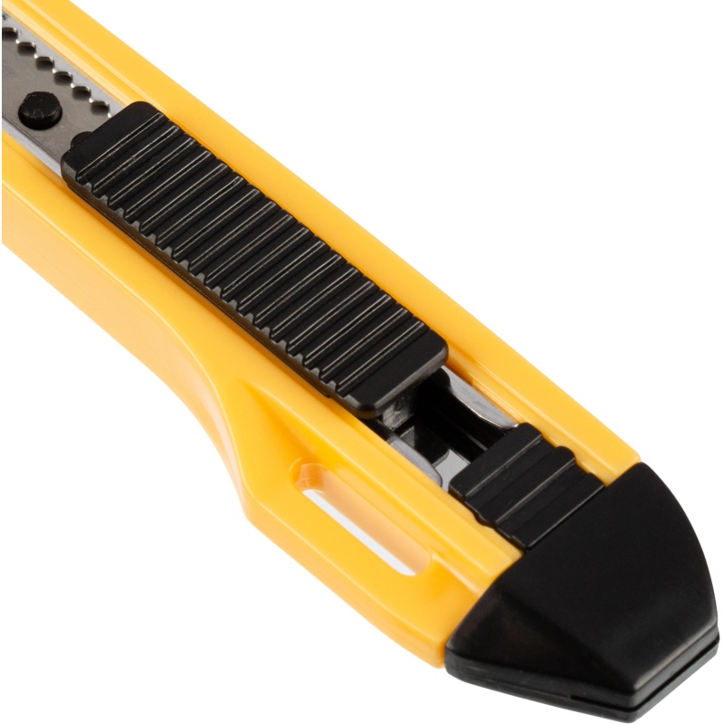 Нож универсальный Комус 9 мм пластиковый мет направл