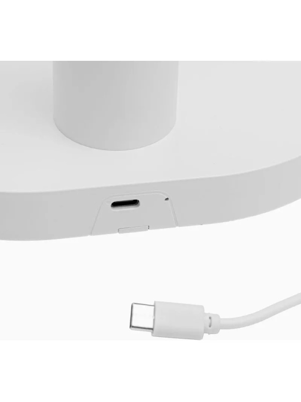 Светильник Ultraflash UF-804 C01 бел(Led настол, овал,12Вт, 3ур. ярк., ССТ)