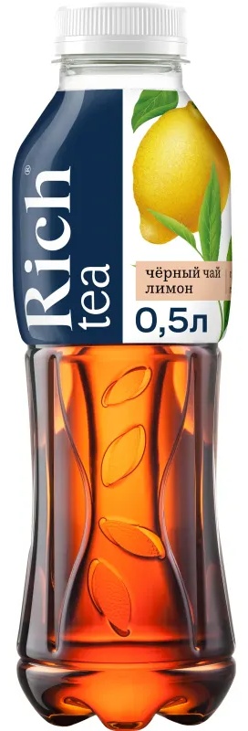 Чай холодный черный Riсh Лимон ПЭТ 0,5л