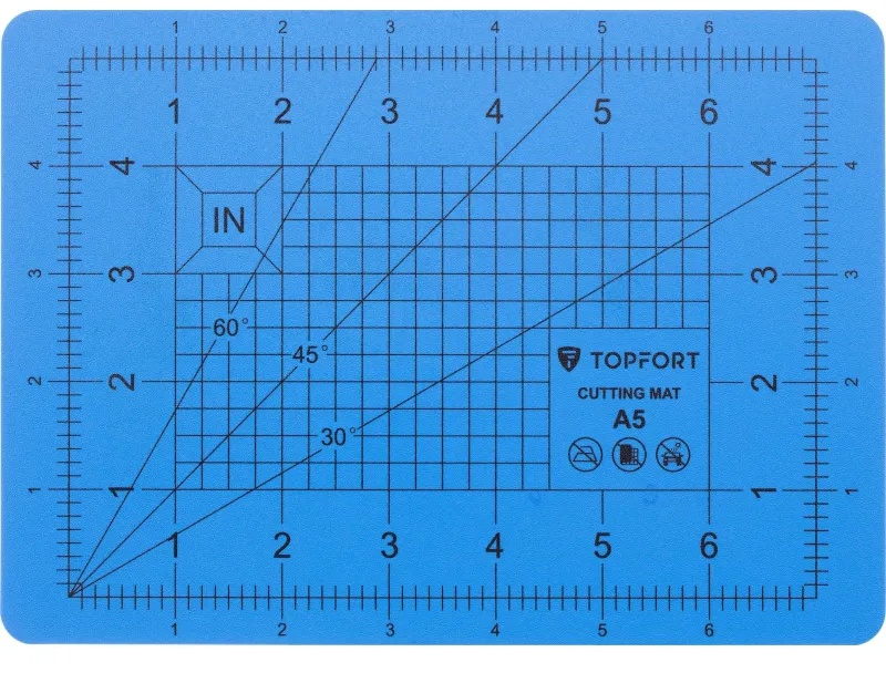 Набор для вырезания TOPFORT A5, нож макет, нож 9 мм, линейка, лезвия