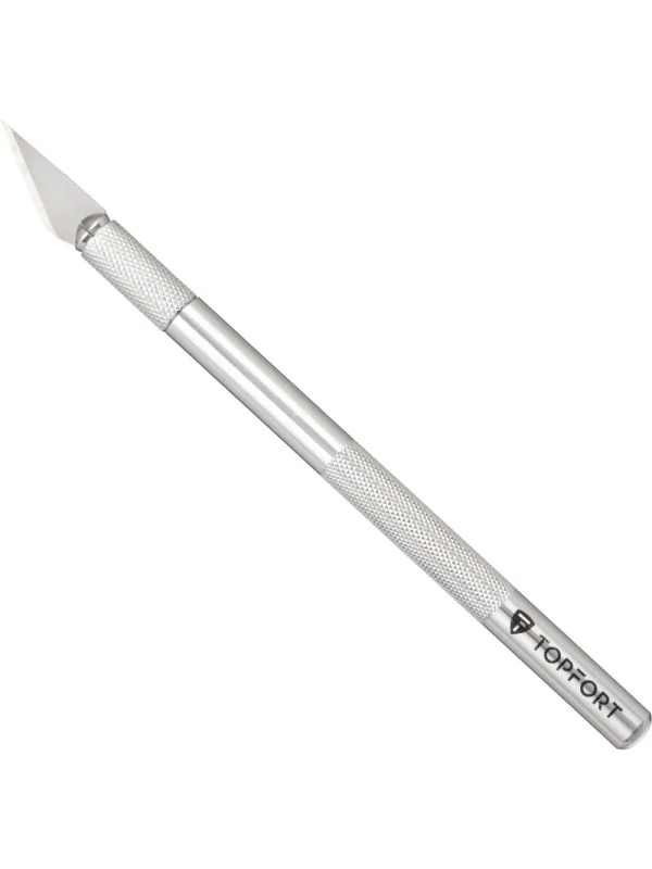 Набор для вырезания TOPFORT A5, нож макет, нож 9 мм, линейка, лезвия