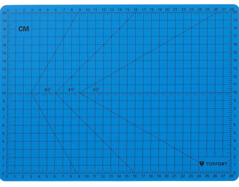 Набор для вырезания TOPFORT A4, нож макет, нож 9 мм, линейка, ножницы
