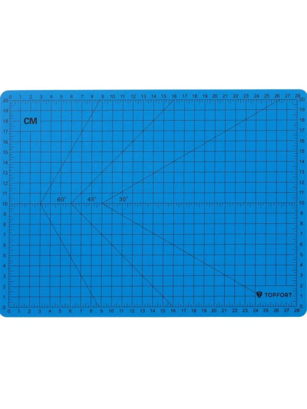 Набор для вырезания TOPFORT A4, нож макет, нож 9 мм, линейка, ножницы