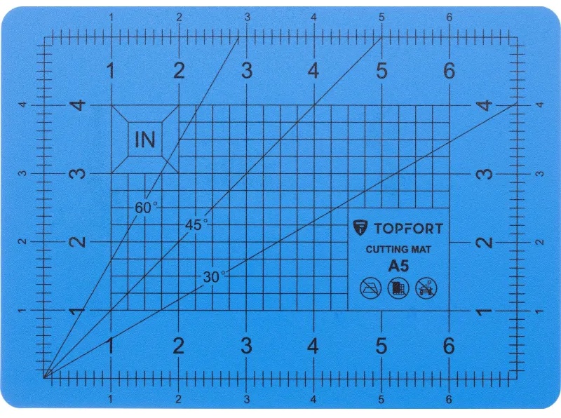 Набор для вырезания TOPFORT A4, нож макет, нож 9 мм, нож рол 18мм, лин