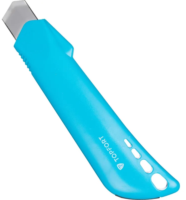 Нож универсальный TOPFORT 18 мм пластиковый мет направл