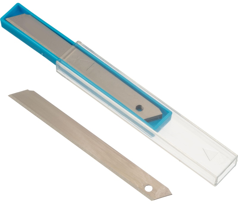 Лезвие TOPFORT Extra 9 мм несегментированное сталь SK2 10 шт/уп