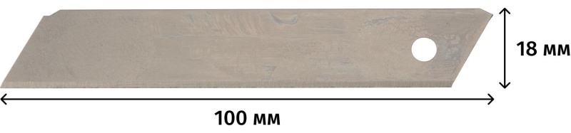 Лезвие TOPFORT Extra 18 мм несегментированное сталь SK2 10 шт/уп