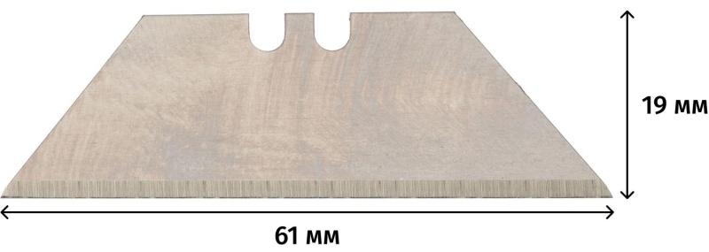 Лезвие TOPFORT Extra трапеция 61 мм сталь SK2 10 шт/уп