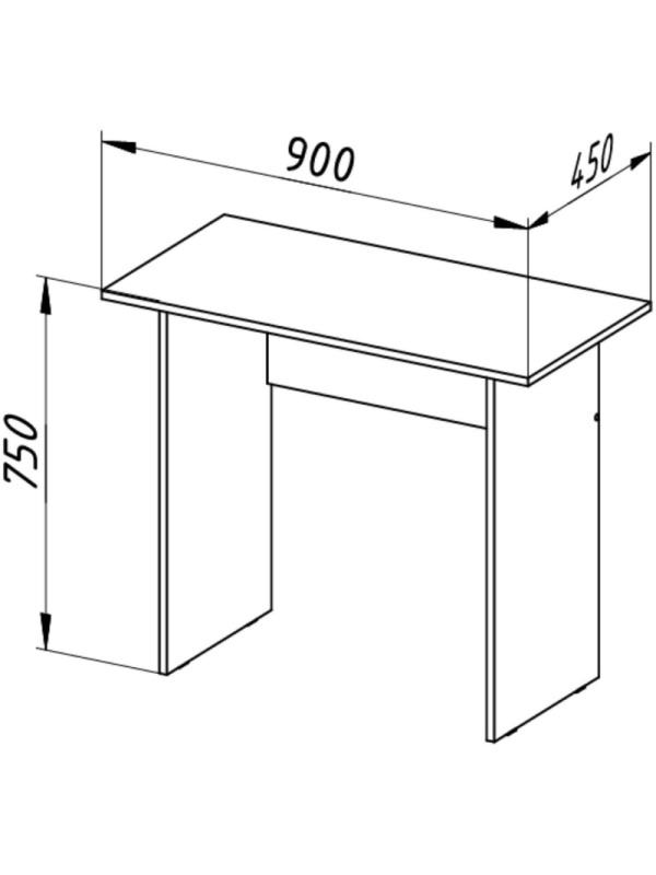 Стол компьютерный TI_Сула шимо светлый