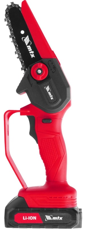 Пила цепная аккумуляторная мини  MTX  MCS-100, Li-Ion, 20 В (58640)
