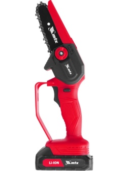 Пила цепная аккумуляторная мини  MTX  MCS-100, Li-Ion, 20 В (58640)