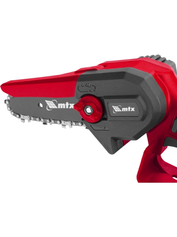 Пила цепная аккумуляторная мини  MTX  MCS-100, Li-Ion, 20 В (58640)