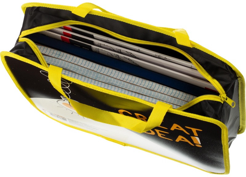 Папка детская  А4 пластиковая, с ручками ПМ-А4-26, КЛАССНАЯ ИДЕЯ 2025