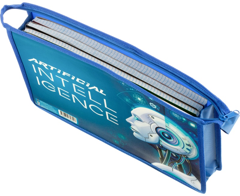 Папка для тетрадей А4 пластиковая ИСКУССТВЕННЫЙ ИНТЕЛЛЕКТ 2024