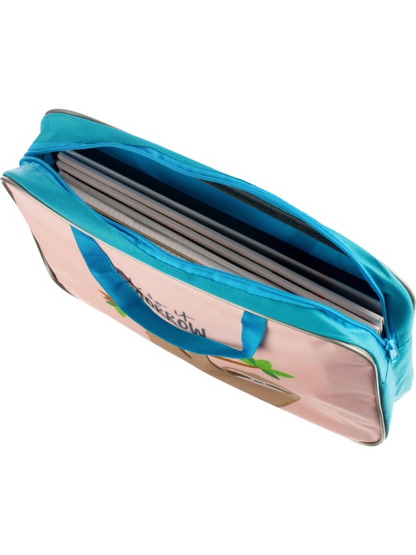 Папка школьника А4 с ручками + твердое дно, ПШ-11, ЗАБАВНЫЙ ЛЕНИВЕЦ 2022