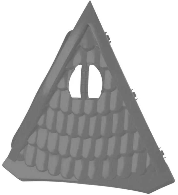 Компостер TDT_Крышка компостера с фиксаторами, серая