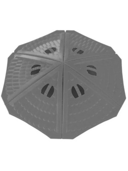 Компостер TDT_Крышка компостера с фиксаторами, серая