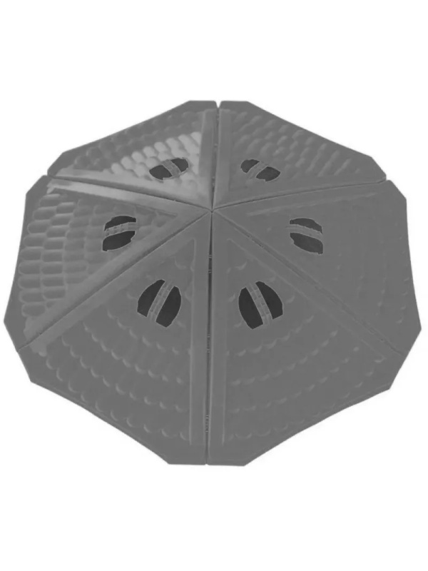 Компостер TDT_Крышка компостера с фиксаторами, серая