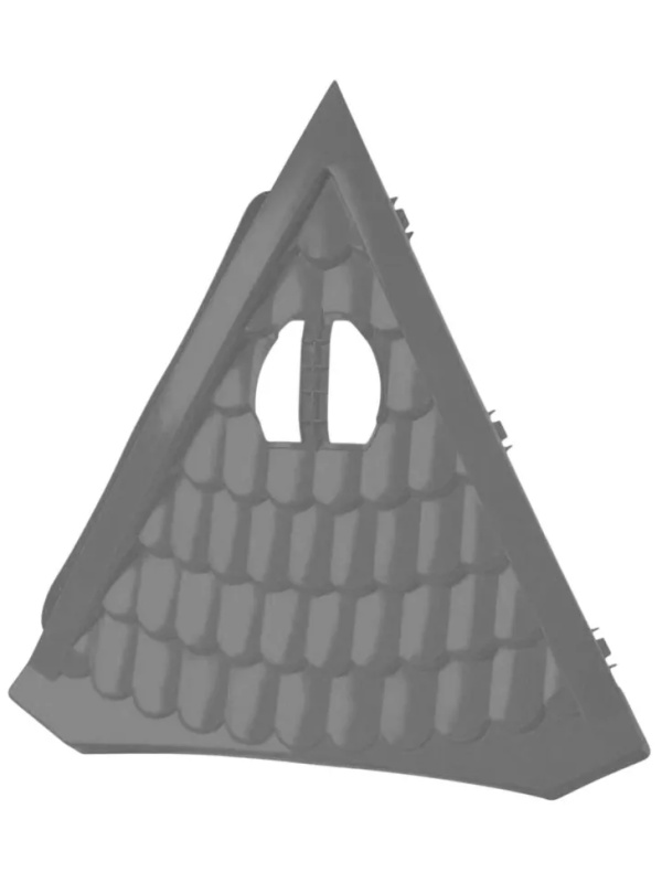 Компостер TDT_Крышка компостера с фиксаторами, серая