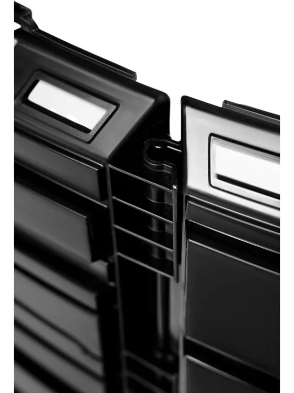 Компостер TDT_садовый усиленный, черный (люк серый), 1170 л