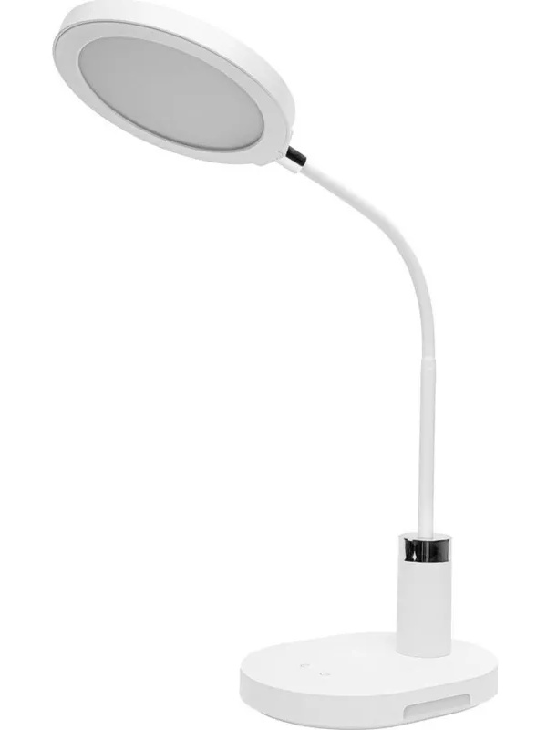 Светильник Ultraflash UF-803 C01 бел (Led настол,круг, 12Вт, 3ур. ярк.CCT)