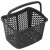 Корзина покупательская REK_Комус Мебель B20C.ECO.BL.BL 20л черная с чер.руч