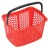 Корзина покупательская REK_Комус Мебель B20C.ECO.RD.BL 20л красн. с чер.руч