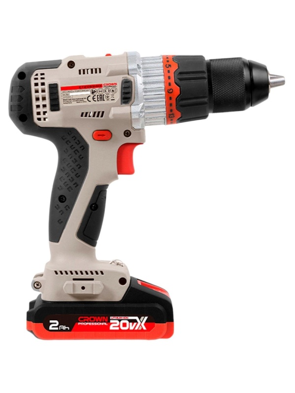 Дрель-шуруповерт ударная аккумуляторная BL CROWN CT21093HMX-2 BMC