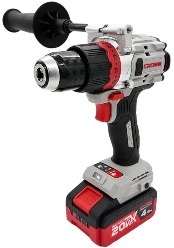 Дрель-шуруповерт ударная аккумуляторная BL CROWN CT21127HMX-4 BMC