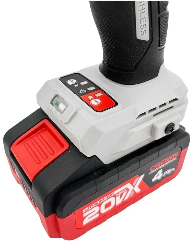 Дрель-шуруповерт ударная аккумуляторная BL CROWN CT21127HMX-4 BMC