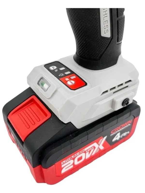 Дрель-шуруповерт ударная аккумуляторная BL CROWN CT21127HMX-4 BMC