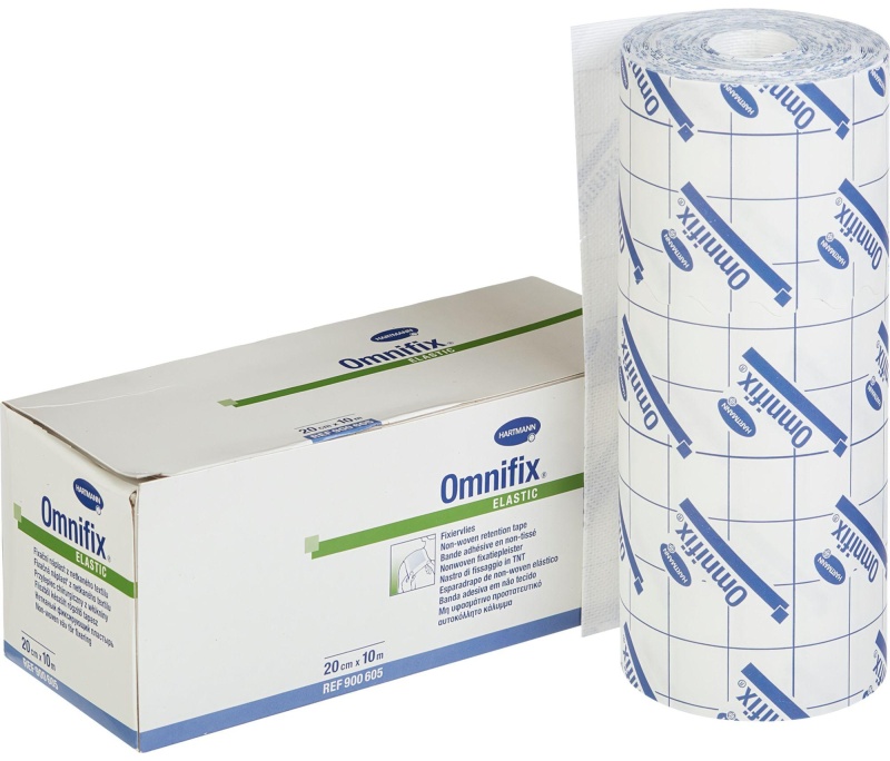 Пластырь фиксирующий 10м x 20см, неткан, OMNIFIX