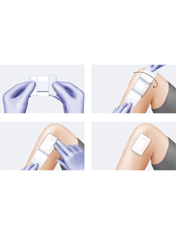 Повязка самоклеящ. стер п/операц. 20см х 10см,COSMOPOR, 25 шт/уп