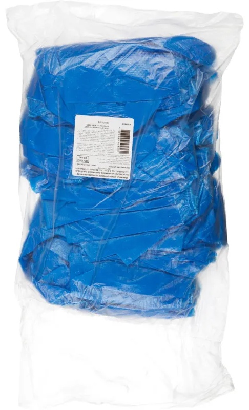 Бахилы н/с, п/э с 2й рез. 10г ПНД2-8/40/2р-С-С 25 пар/уп